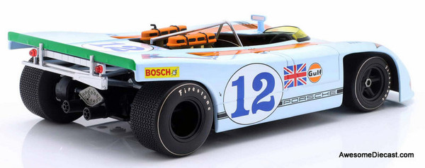 Porsche 908/03 #12 Gulf Livery 1:18 Diecast Model Car by Werk83