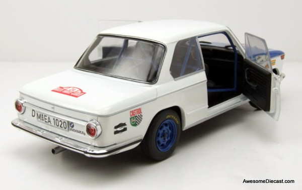 1969 BMW 2002 Ti #24 (Monte Carlo Rally) 1:18 Diecast Model Car by