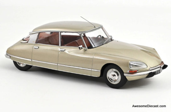 1973 Citroen DS23 Pallas, Tholonnet Beige 1:12 Diecast Model Car by Norev