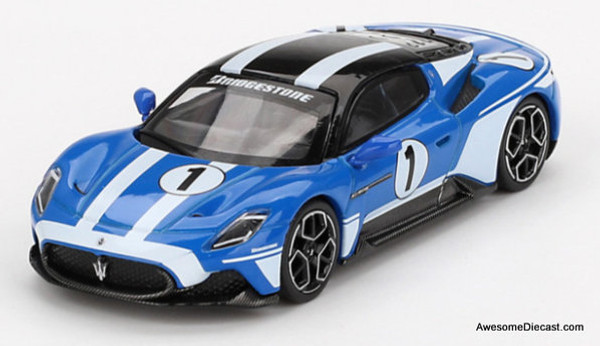 Maserati MC20 #1, Blue: Maserati Performance Experience 1:64 Diecast Model Car by BBR