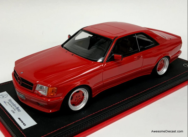 Mercedes Benz 560 SEC AMG, Red 1:18 Resin Cast Model by Otto