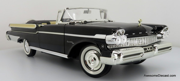 1957 Mercury Turnpike Cruiser, Black/Cream 1:18 Diecast  Model Car by Road Signature