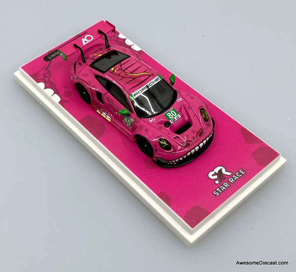 Porsche 911 GT3 #80 Pink Tyrannosaurus (Roxy) 1:64 Diecast