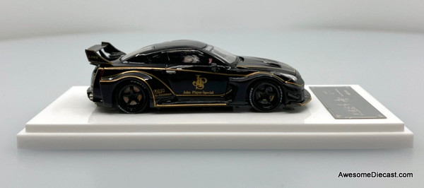 Nissan Skyline GT-R R35 LBWK JPS Livery 1:64 Diecast Model Car by