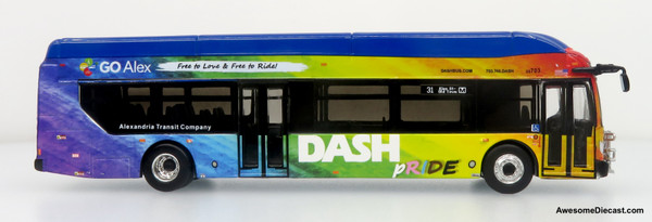 Transit 1〜9 NFI Xcelsior XN40 Transit Bus: DASH Pride Livery 1:87 (HO