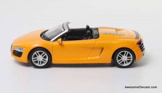 2010 Audi R8 V10 Spyder, Orange 1:64 Resin Cast Model by Shadow