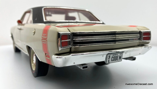 1969 Dodge Dart, Coffee w/Black Top 1:18 Diecast Model Car by
