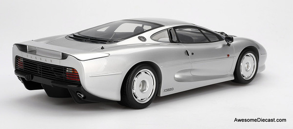 1992 Jaguar XJ220, Grey 1:18 Diecast Model Car by Maisto