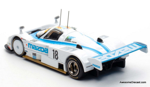 Mazda 787B #18 1991 24H Le Mans, White 1:64 Diecast Model Car by BMC