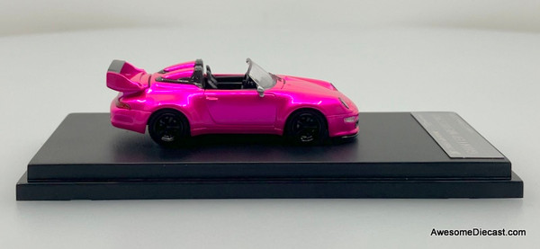 Porsche 911 (Gunter Werks 993) Convertible, Flash Pink 1:64