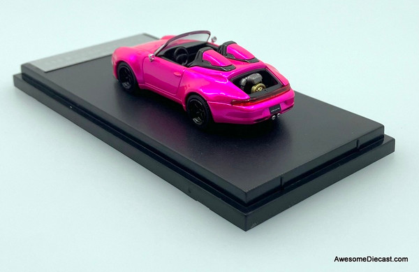 Porsche 911 (Gunter Werks 993) Convertible, Flash Pink 1:64