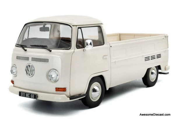 1968 Volkswagen Type 2 Pick-Up, White 1:18 Diecast Model Vehicle by Solido