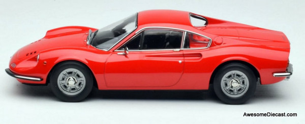 1968 Ferrari Dino 246GT, Red 1:18 Diecast Model Car by Norev