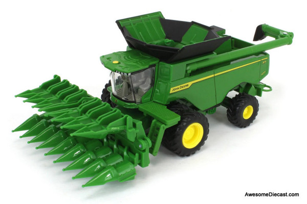 John Deere Harvesting Set w/8R 370 Tractor, Grain Cart, X9 1100