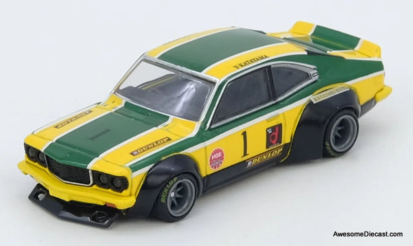 Mazda RX3 Savanna #1 Katayma Racing 1:64 Diecast Model Car by Inno64