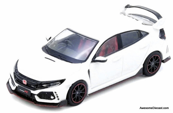 Honda Civic Type R (FK8), White 1:64 Diecast Model Car by Inno64