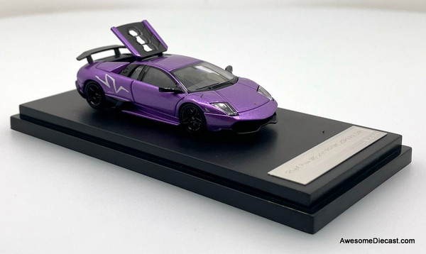 Lamborghini Murcielago LP670-4, Viola Metallic 1:64 Diecast Model