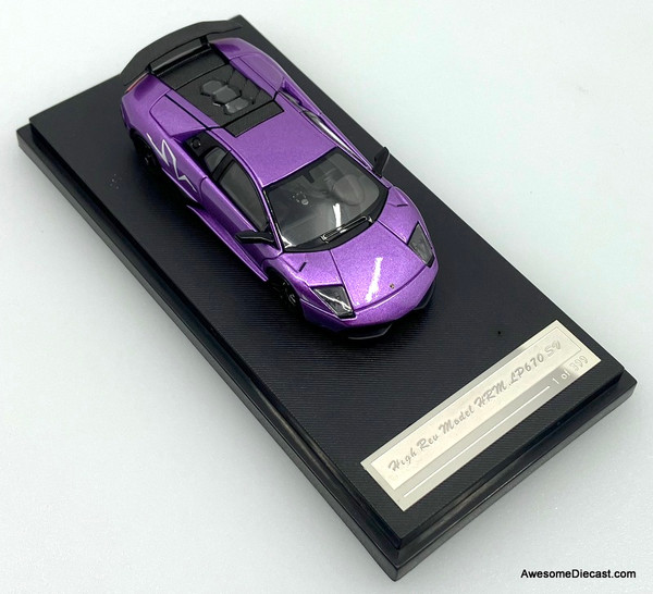 Lamborghini Murcielago LP670-4, Viola Metallic 1:64 Diecast Model
