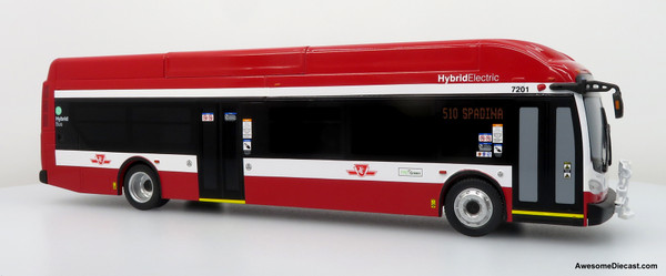 NFI Xcelsior XN40 Transit Bus: TTC – Toronto Transit Commission — 1:43 ABS Plastic Bus Model by Iconic Replicas