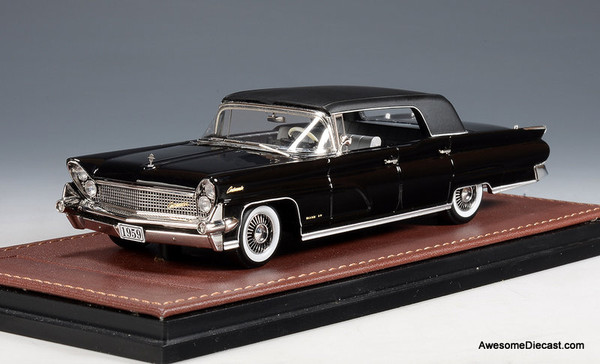 1959 Lincoln Continental Mark IV Town Car Black, 1:43 Resin Cast Model Car by GLM