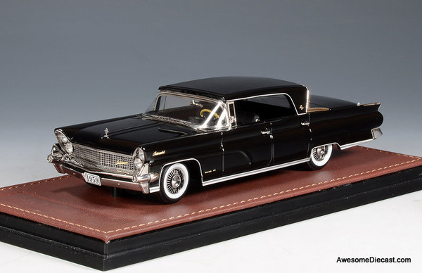 1959 Lincoln Continental Mark IV Sedan, Black 1:43 Resin Cast Model Car by GLM