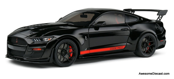 2022 Shelby GT500, Black "Code Red" 1:18 Diecast Model Car by Solido