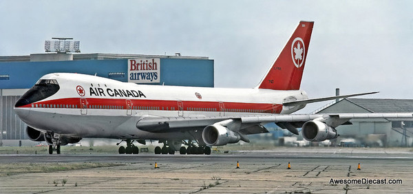 Boeing 747-100: Air Canada (Reg #C-FTOE) 1:200 Diecast Model Plane