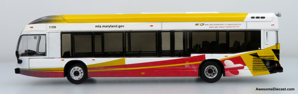 Nova Bus LFSH Hybrid Transit Bus: MTA Maryland 1:87 (HO) Diecast