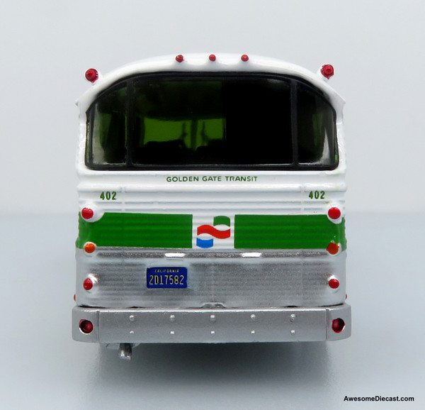 1964 MCI MC-5A Coach: Golden Gate Transit 1:87 (HO) Diecast Model