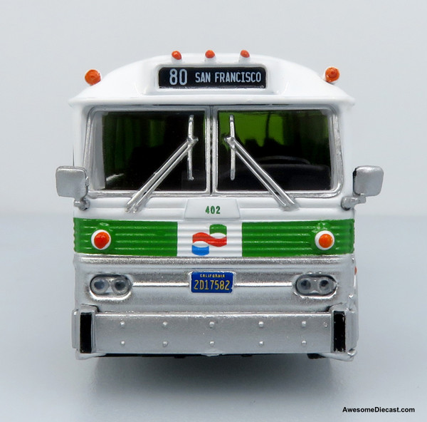 1964 MCI MC-5A Coach: Golden Gate Transit 1:87 (HO) Diecast Model