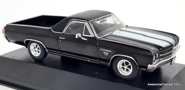 1970 Chevrolet El Camino, Black 1:43 Diecast Model Truck by DeAgostini