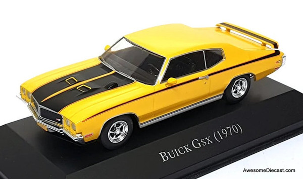 1970 Buick GSX, Yellow 1:43 Diecast Model Car by DeAgostini