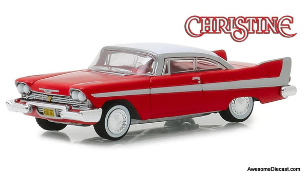 1958 Plymouth Fury, Red/White Roof (Christine Movie) 1:64 Diecast Model Car by Greenlight