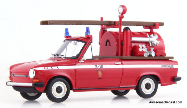 1974 DAF 46 Fire Truck, Dutch Fire Department 1:43 Resin Cast Model Fire Truck by AutoCult