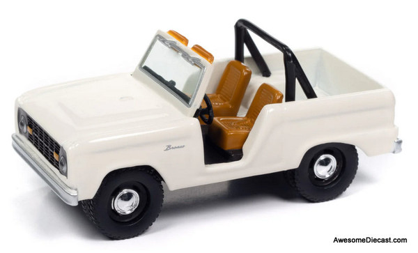 1967 Ford Bronco, Wimbledon White 1:64 Diecast Model Car by Johnny Lightning