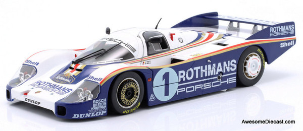 1982 Porsche 956 LH #1 Winner 24h Le Mans 1:18 Diecast Model Car by Werk83