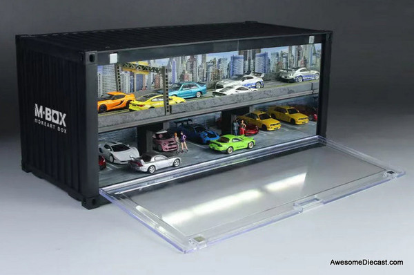 MBOX Overpass Container w/Underground Parking & Lights 1:64