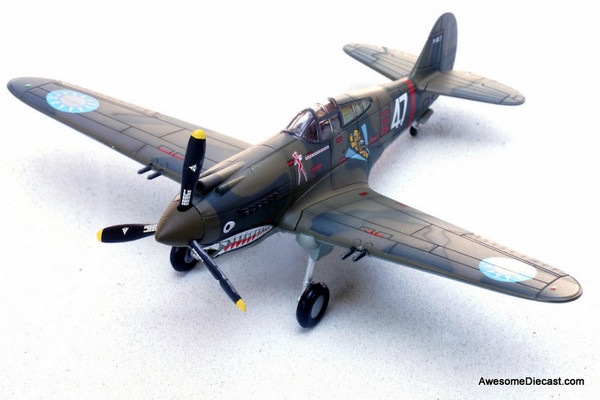 Curtiss P-40B Warhawk  Flying Tigers 3rd PS Hell's Angels, White 47, Robert Smith, Burma, 1942 1:72 Diecast Model Plane by Legion Models