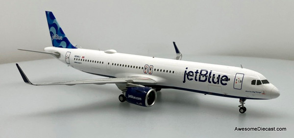 Airbus A321neo: Jet Blue (Reg #N2180J) "Mint For Big Things" 1:200 Diecast Model Plane by Gemini200