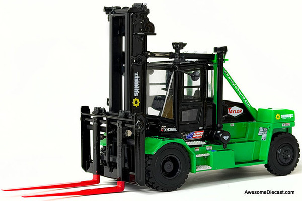 Sunbelt - Taylor XH-360L Forklift, Green 1:50 Diecast Model Vehicle by Taylor
