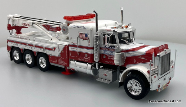 1980 Peterbilt 359 Wrecker Truck, Stepp's Towing 1:43 Diecast Model Truck by Altaya