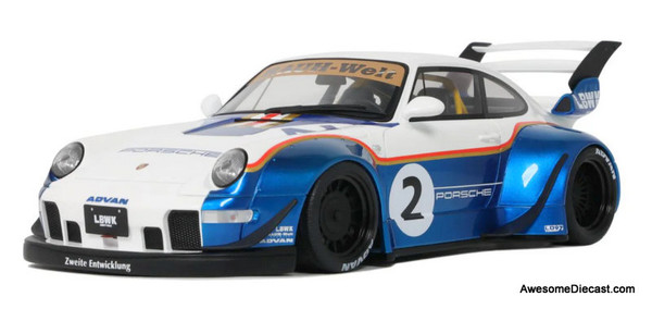 2023 Porsche RWB X LB-Walk Rauh-Welt #2 1:18 Resin Cast Model Car by GT Spirit