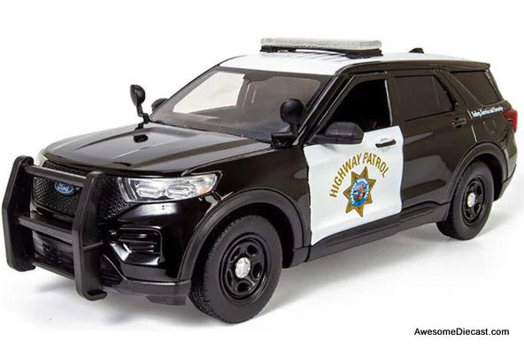 2022 Ford Police Interceptor Utility: California Highway Patrol 1:43 Diecast Model Car by Motor Max