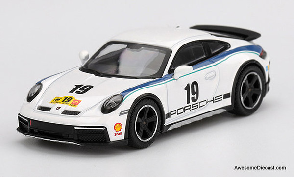1974 Porsche 911 Dakar Rally 1974 #19  1:64 Diecast Model Car by Mini GT