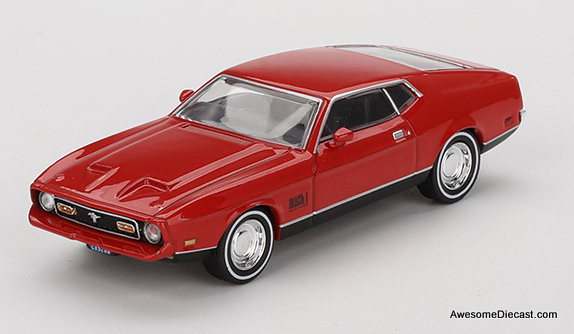 1971 Ford Mustang Mach 1 (James Bond 007 - "Diamonds Are Forever") 1:64 Diecast Model Car by Mini GT