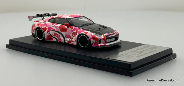 Nissan GTR R-35 LB Pink Tokyo Custom 1:64 Diecast Model Car by My Model Collect