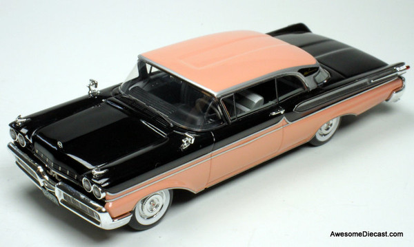 1958 Mercury Park Lane, Shadow Rose & Black 1:43 Resin Cast Model Car by Goldvarg Collection