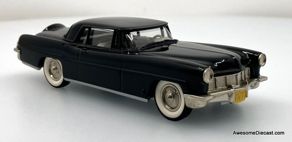 1956 Lincoln Continental, Black 1:43 White Metal Model Car by Brooklin Models