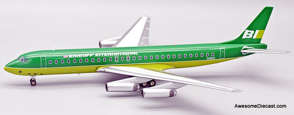 McDonnell Douglas DC-8-62: Braniff International (Reg #N1803) 1:200 Diecast Model Plane by Inflight 200