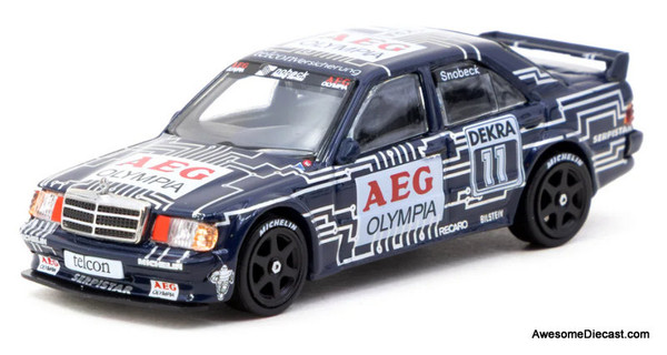 1989 Mercedes Benz 190E 2.5 16v #11 1:64 Diecast Model Car by Tarmac Works